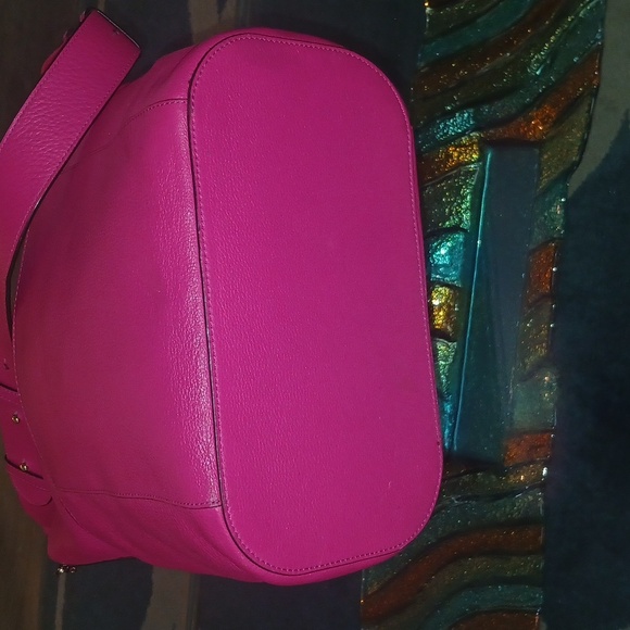 Henri Bendel Vibrant Pink Hobo Shoulder Bag - Picture 8 of 10